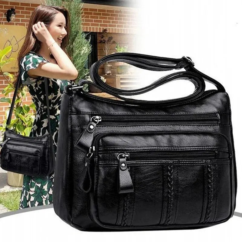 Bolsa Diva Couro Black