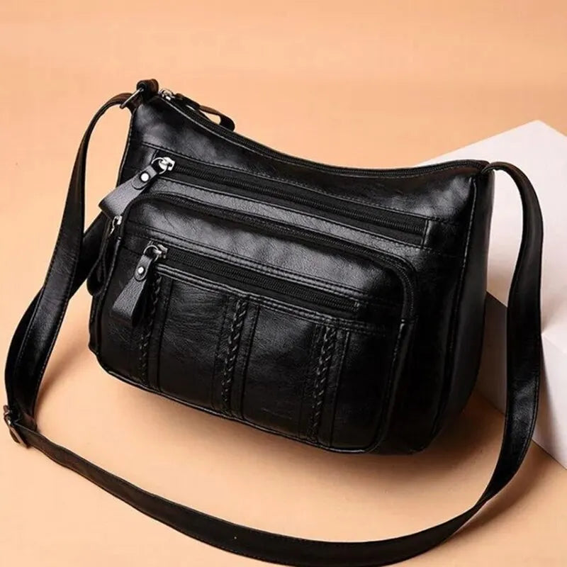 Bolsa Diva Couro Black